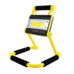 פנס שטח חירום נייד עוצמתי מתכוונן 20W כולל סוללת גיבוי לטעינת טלפונים ניידים דיסקברי Discovery DS-240