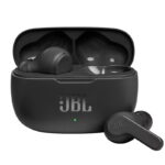אוזניות אלחוטיות True Wireless עם כיסוי טעינה שחור ג'יי בי אל JBL Wave 200TWS Black