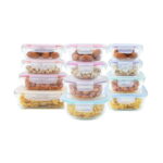 סט 12 כלי אחסון זכוכית פוד אפיל Food Appeal Glass Cloc 12 Set