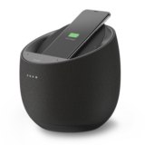 רמקול Hi-Fi חכם שחור עם משטח טעינה אלחוטי בלקין Belkin SoundForm Elite Black