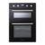 תנור דו תאי 98 ליטר זכוכית שחורה דלונגי DeLonghi DBIS87EDN