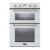 תנור דו תאי 98 ליטר זכוכית לבנה דלונגי DeLonghi DBIS87EDW