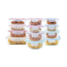 סט 12 כלי אחסון זכוכית פוד אפיל Food Appeal Glass Cloc 12 Set