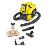 שואב אבק אלחוטי יבש/רטוב כולל מפוח קרשר Karcher WD1 Compact Battery 11983010