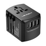 מתאם נסיעות אוניברסלי כולל USB Type-C לנסנט LENCENT PA007
