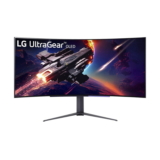 מסך מחשב גיימינג קעור 45 אינץ' אל ג'י LG UltraGear OLED 45GR95QE-B
