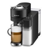 מכונת קפה ומקציף חלב מובנה שחור נספרסו Nespresso Vertuo Lattissima GDV5-IL-BK-NE