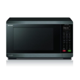 מיקרוגל דיגיטלי 32 ליטר SPACE MAX 1200W שטוח ללא צלחת שארפ Sharp R-328FH-BS